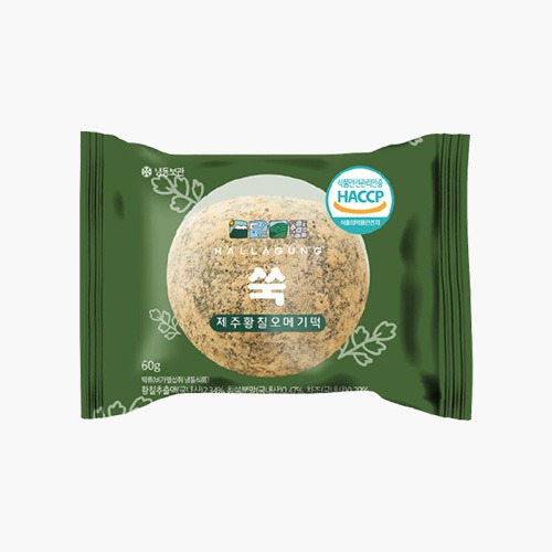 [푸드제주]제주 황칠 오메기떡 식사대용선물세트60gX50개(쑥)